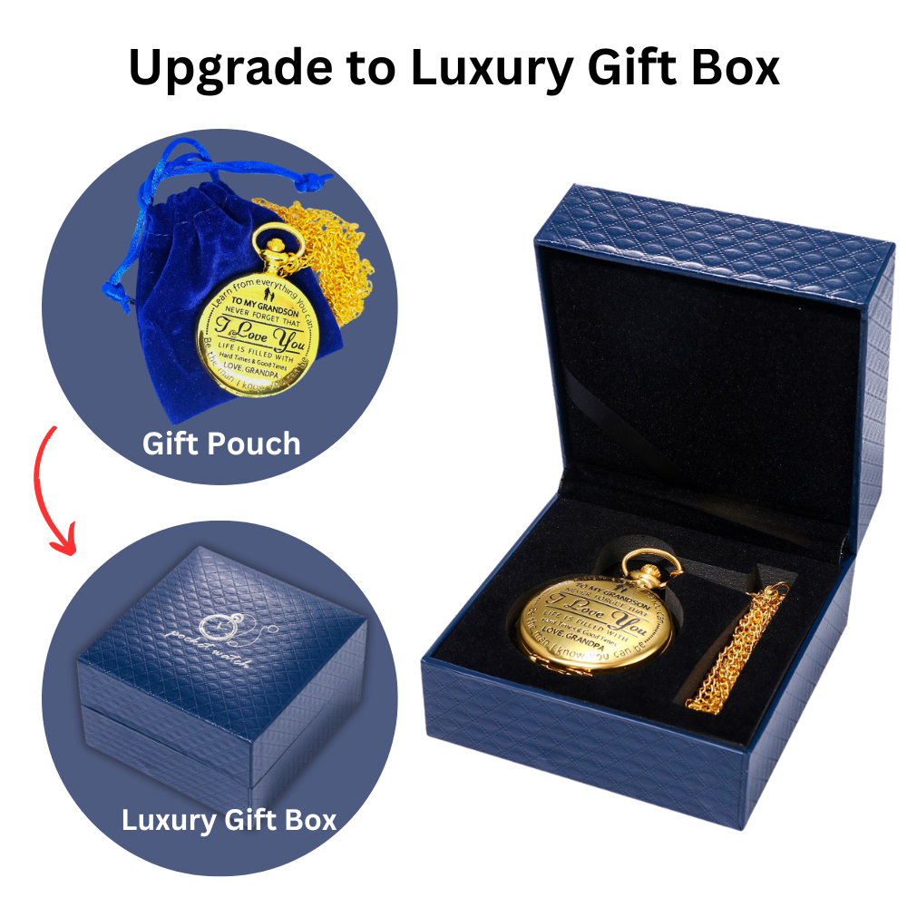 To Grandson / From Grandma - Luxury Vintage Pocket Watch