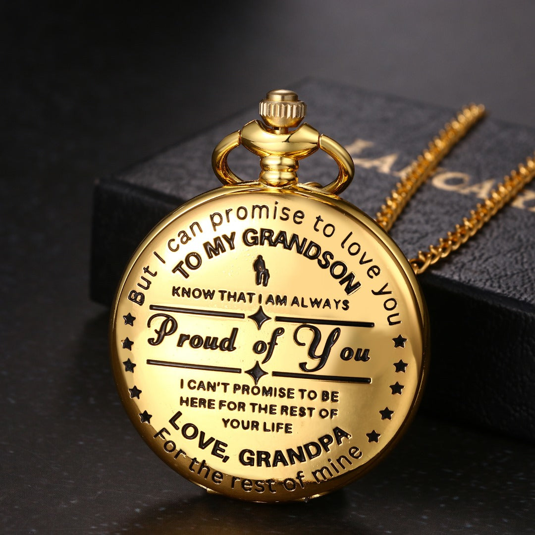To Grandson / From Grandpa - Luxury Pocket Watch SS#15