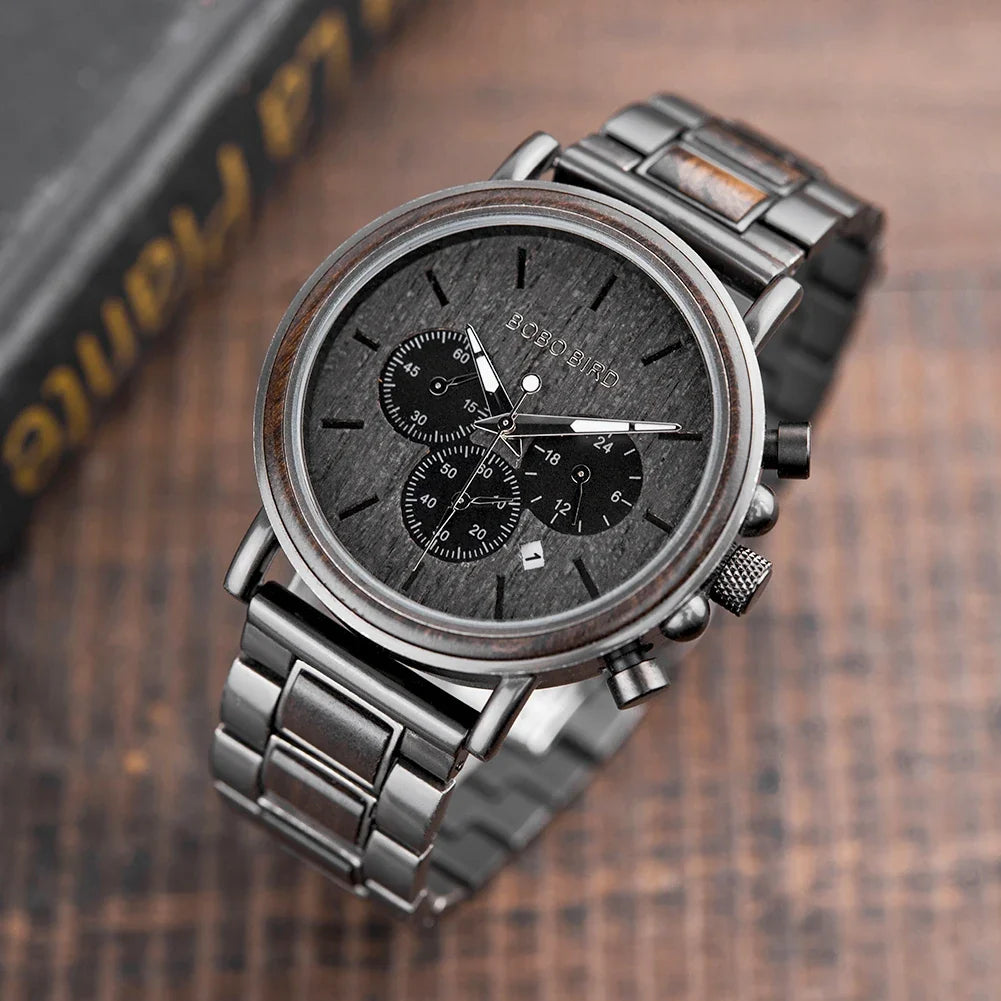 To My Husband Luxury Wood Watch - SW#011
