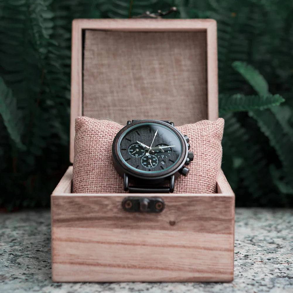 To My Husband Luxury Wood Watch - SW#011