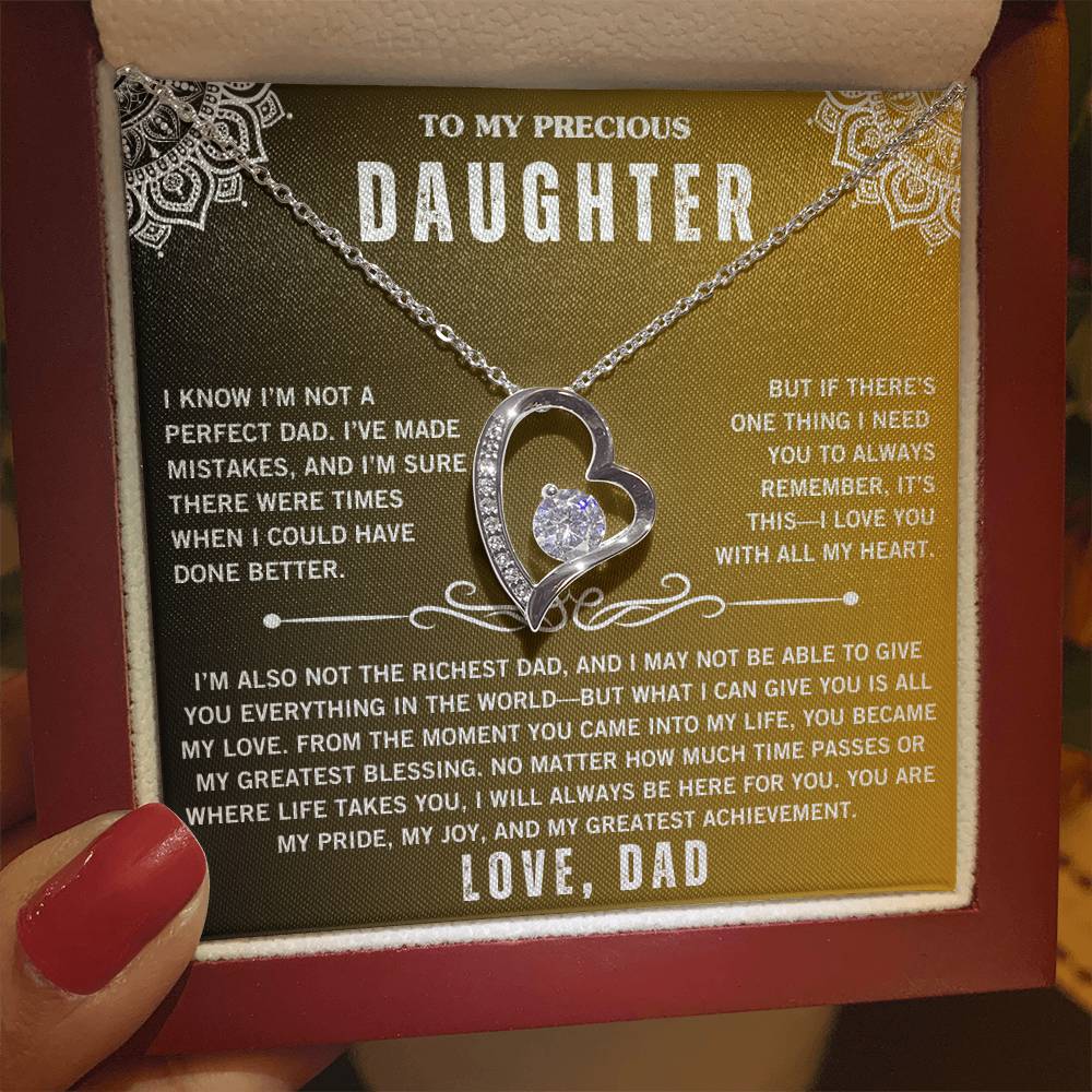To My Daughter - From Dad - Luxury Necklace Gift Set SS#24