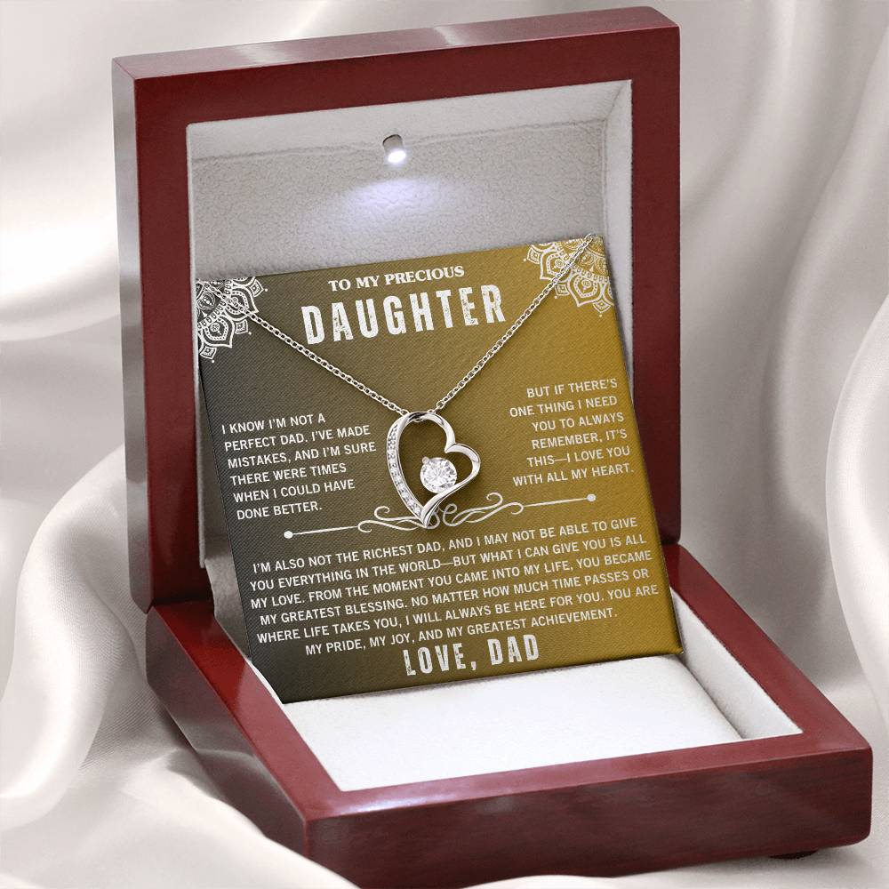 To My Daughter - From Dad - Luxury Necklace Gift Set SS#24
