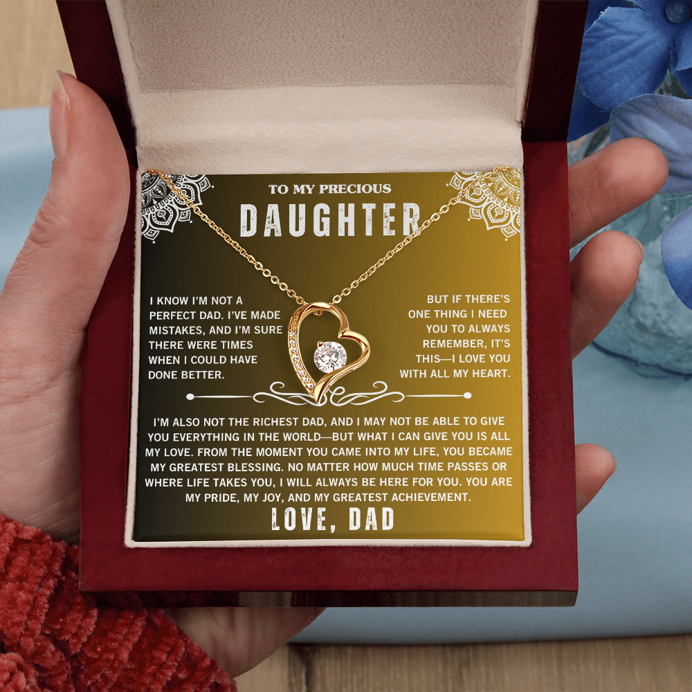 To My Daughter - From Dad - Luxury Necklace Gift Set SS#24