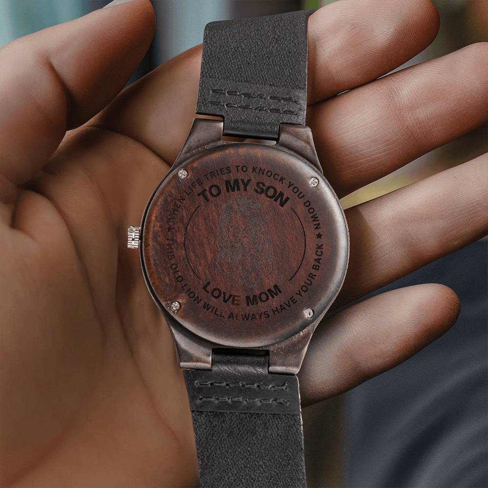 To my son - Love mom Luxury watch (02)