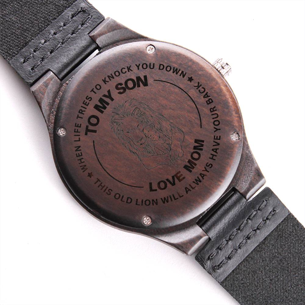 To my son - Love mom Luxury watch (02)