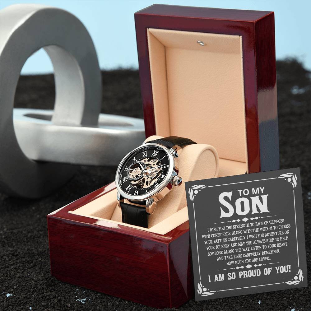 To My Son / Openwork Watch - SO - 0032
