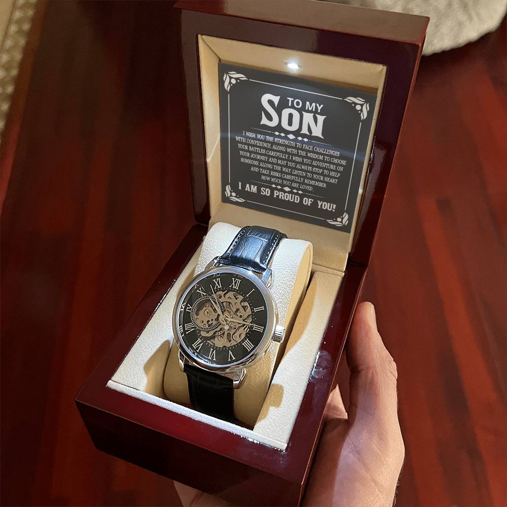 To My Son / Openwork Watch - SO - 0032