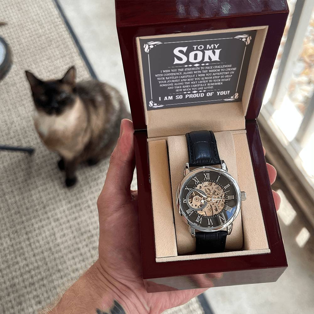 To My Son / Openwork Watch - SO - 0032