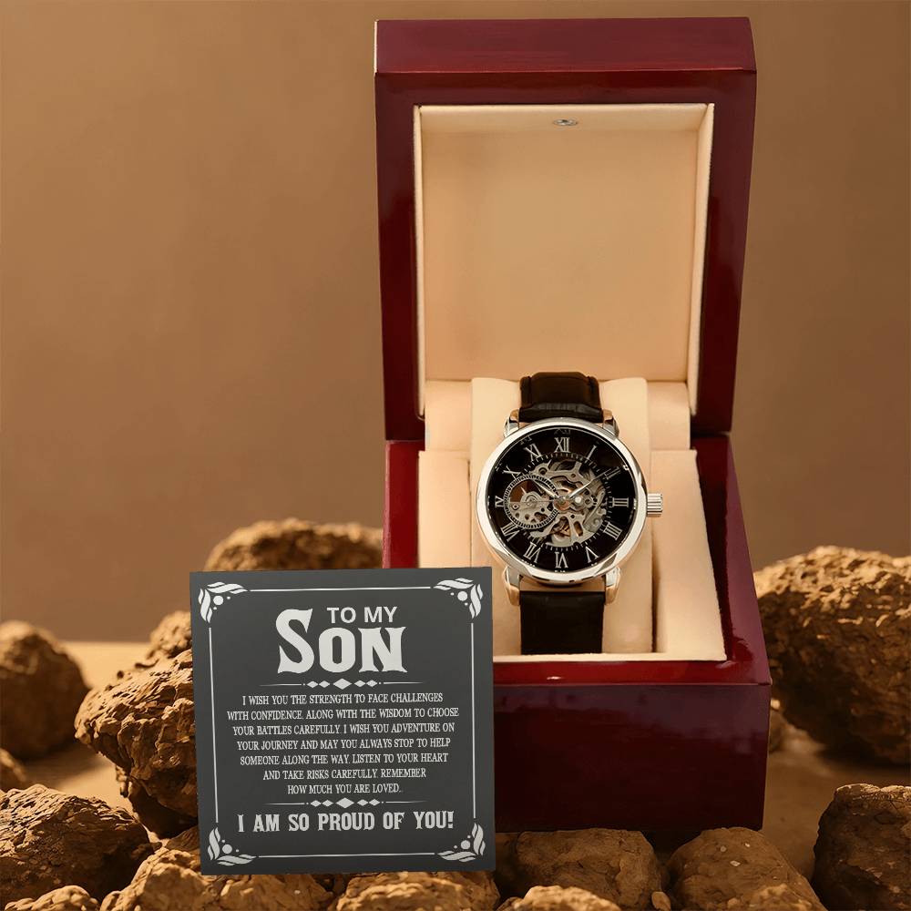 To My Son / Openwork Watch - SO - 0032