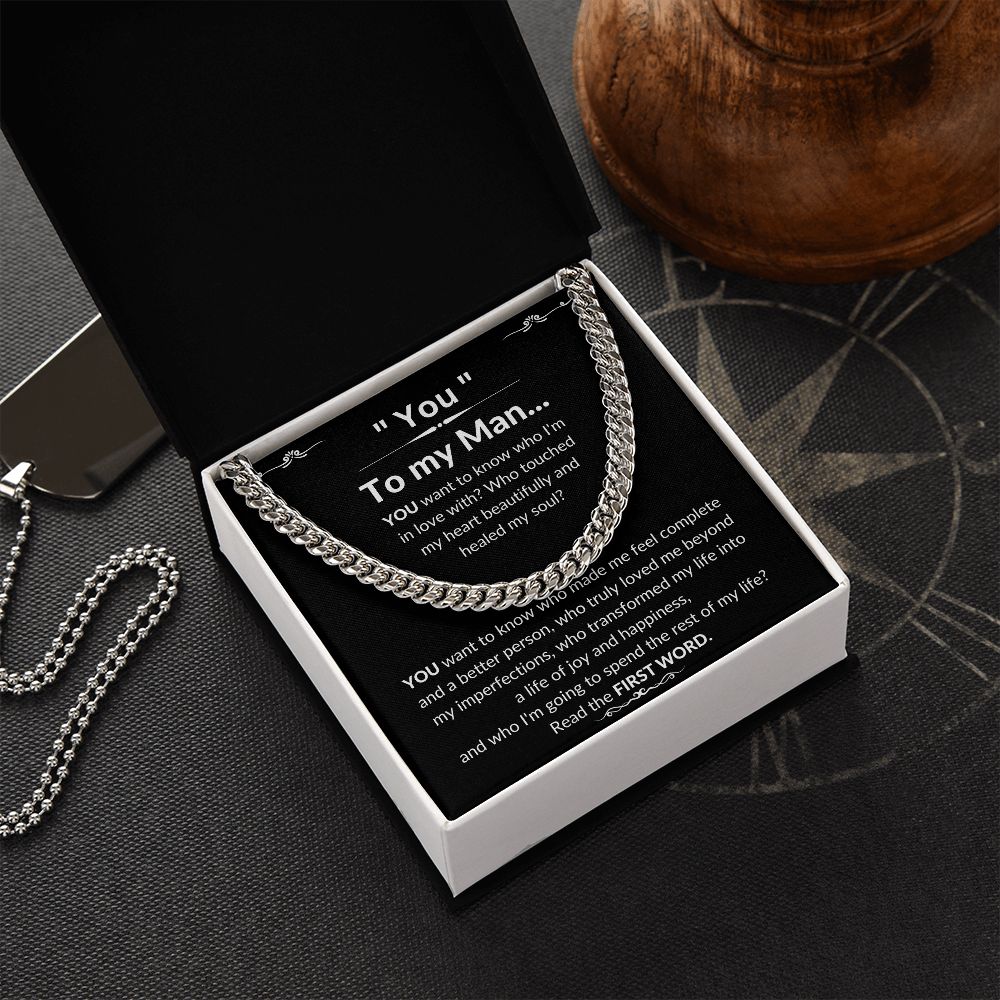 To My Man Luxury Cuban Necklace - YOU