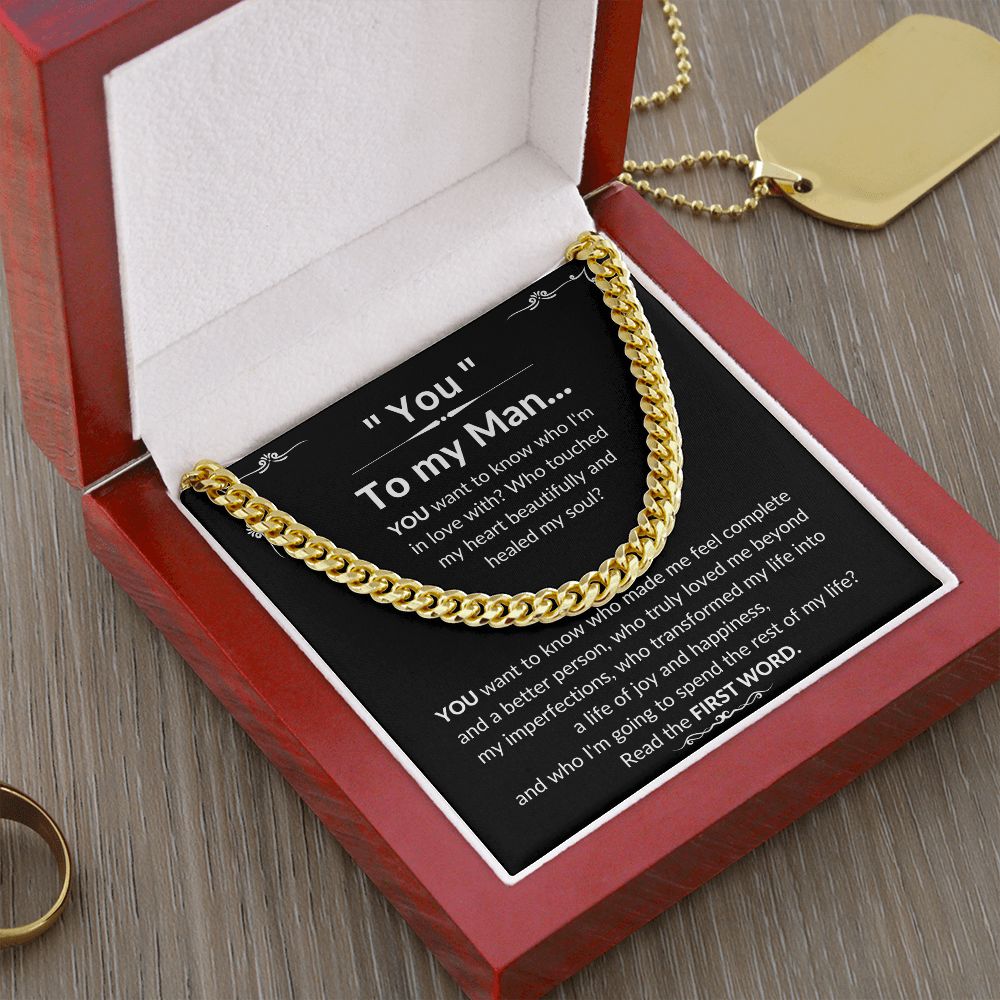 To My Man Luxury Cuban Necklace - YOU