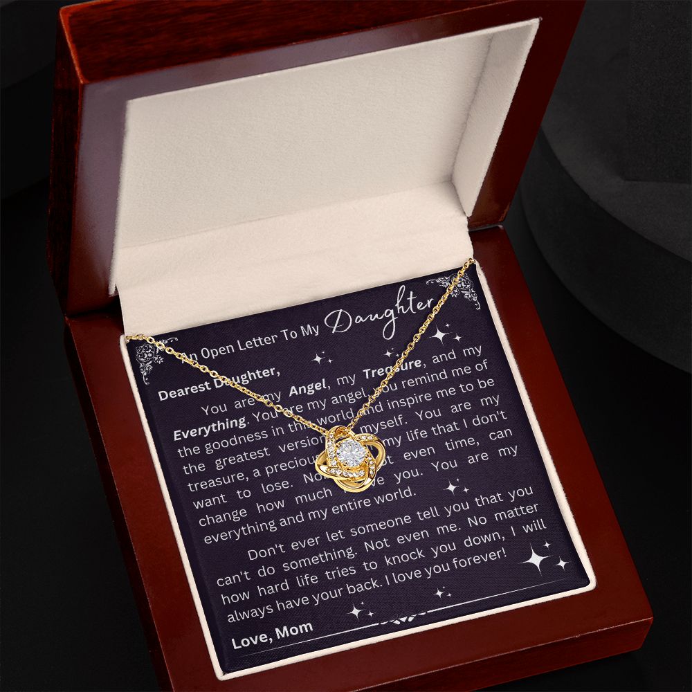 Love Knot Necklace - Open Letter To Daughter From Mom