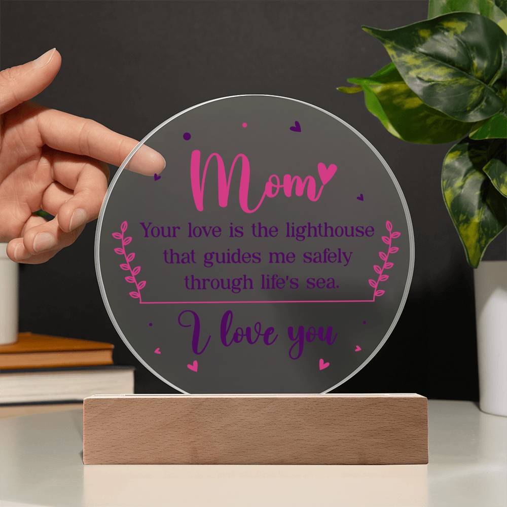 Special Gif for Mom - LED Acrylic Plaque