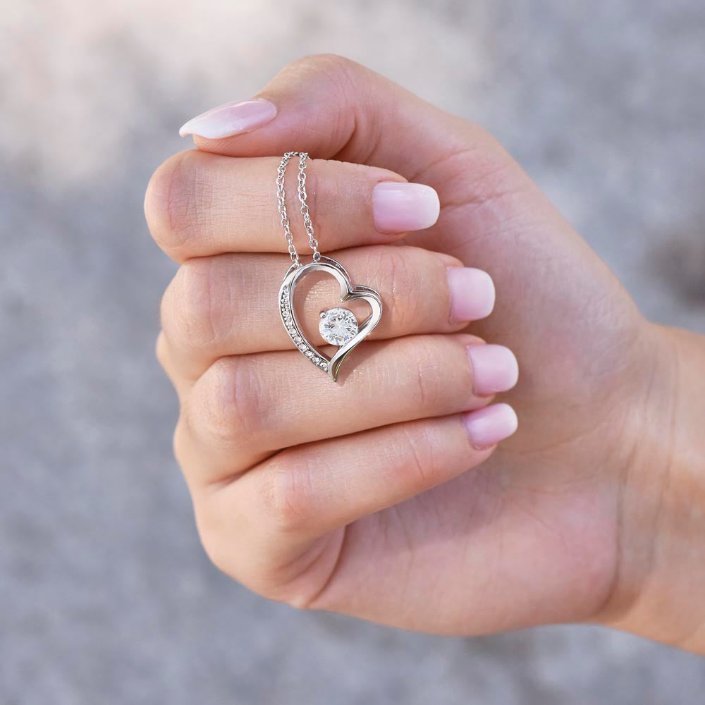 Gift for Daughter / From Dad - Heart Necklace SS#0693