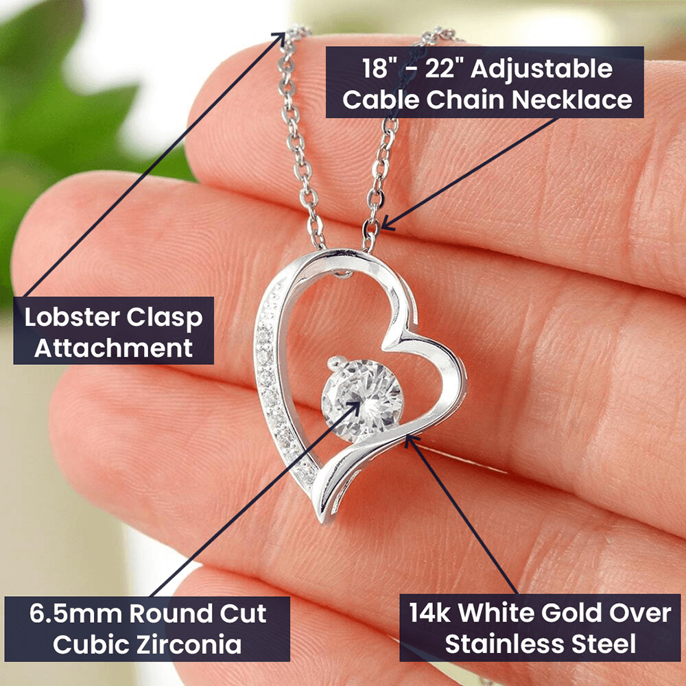TO MY WIFE - FOREVER LOVE NECKLACE GIFT - SO#1526