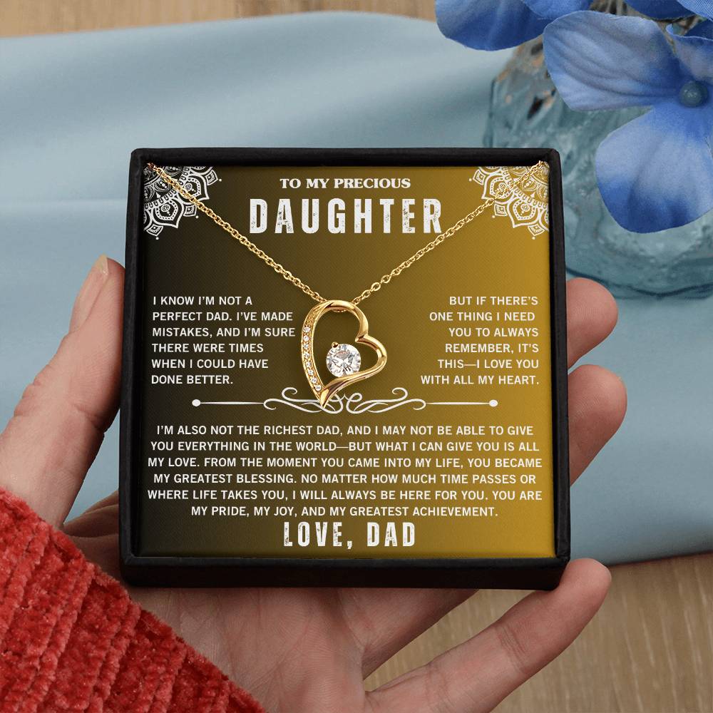 To My Daughter - From Dad - Luxury Necklace Gift Set SS#24