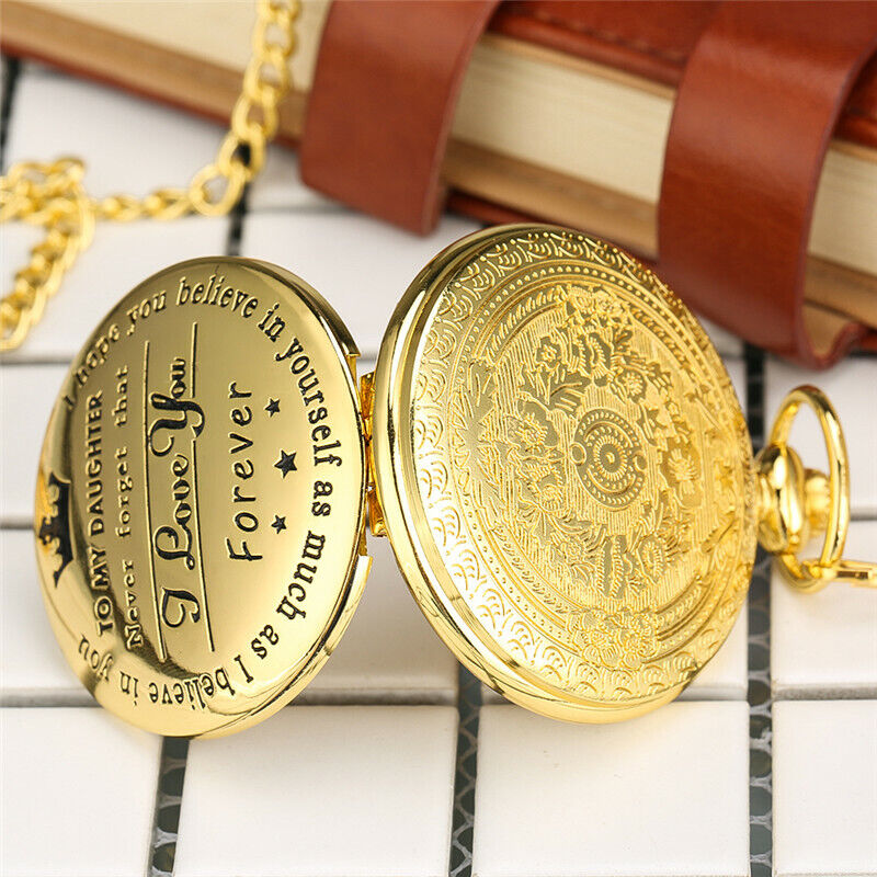 Special Gift For Daughter - Luxury Vintage Pocket Watch
