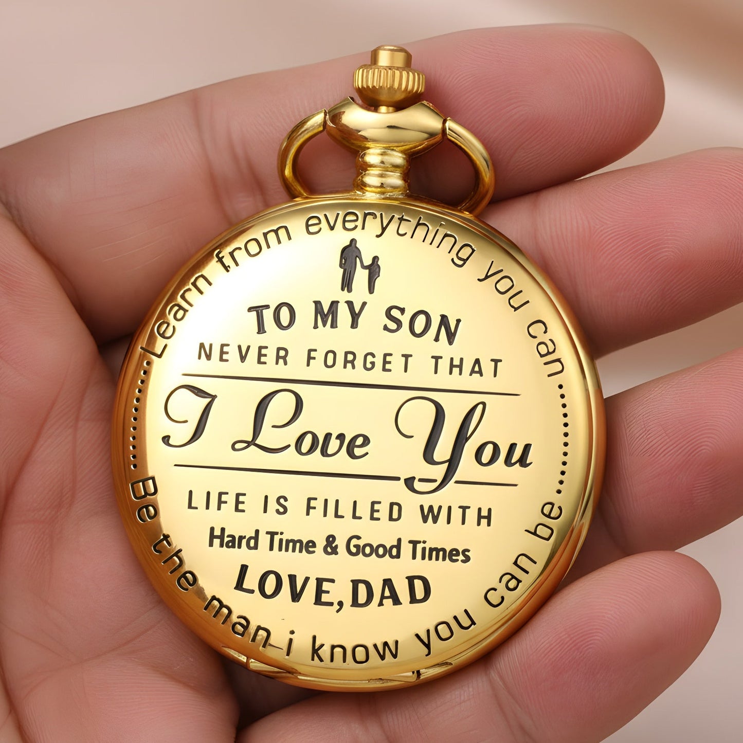 Special Gift For Son - Luxury Vintage Pocket Watch