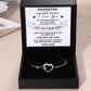 To My Daughter Luxury Infinity Heart Bracelet - SS#0601