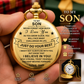 To My Son / From Dad - Luxury Vintage Pocket Watch Gift SS#31