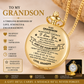 To Grandson / From Grandpa - Luxury Vintage Pocket Watch Gift SS#20