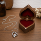 To My Granddaughter / Love Grandpa Luxury Wood Heart Necklace Gift #2610