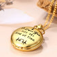 I Love You Luxury Vintage Pocket Watch