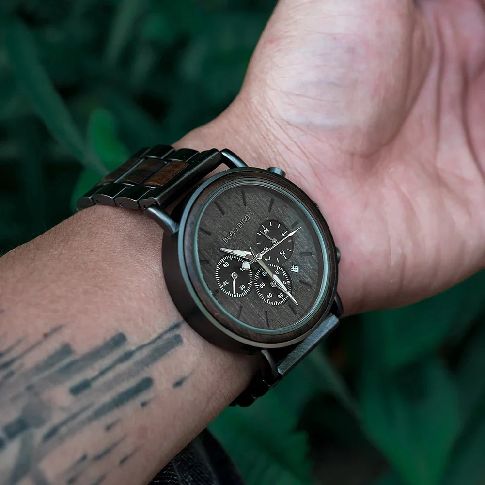 To My Husband Luxury Wood Watch - SW#011