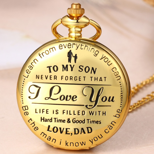 Special Gift For Son - Luxury Vintage Pocket Watch