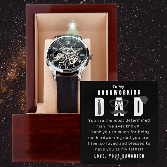 Men's Openwork Watch - Gift for Dad