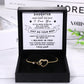 To My Daughter Luxury Infinity Heart Bracelet - SS#0601