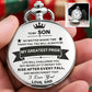 To My Son / From Dad - Luxury Vintage Pocket Watch Gift SS#2606