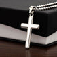 To My Son - From Mom - Cross Necklace with  Engraving