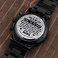 Laser Engraved Watch for Boyfriend / Husband