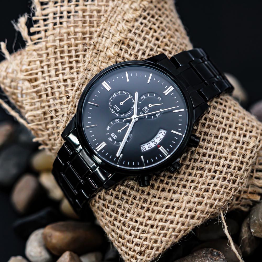 Laser Engraved Watch for Boyfriend / Husband