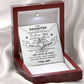 To My Daughter / From Dad Necklace Gift SS#0603
