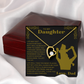 Gift for Daughter / From Dad - Heart Necklace SS#0693