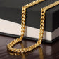 To My Man Luxury Cuban Necklace for Boyfriend/Husband
