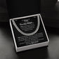 To My Man Luxury Cuban Necklace - YOU