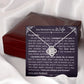 Love Knot Necklace - Vow Renewal