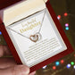 Sentimental Gift for Daughter - Interlocking hearts necklace - 02