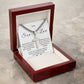 To my Son-in-Law  Artisan Cross Necklace on Cuban Chain - 02