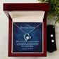 To my Beautiful Wife - Heart Necklace