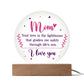Special Gif for Mom - LED Acrylic Plaque