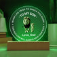 To My Son - Acrylic Plaque Gift - SO3120