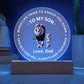 To My Son - Acrylic Plaque Gift - SO3120