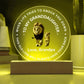 Special Gift For Granddaughter - LED  Acrylic Plaque - SO#1472