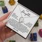 To my Daughter -  From Dad - Forever Love Necklace - SR#0225
