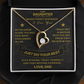To My Daughter / From Dad Luxury Necklace Gift  SS#1103