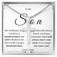 To My Son From Dad - Cross Necklace - SO02